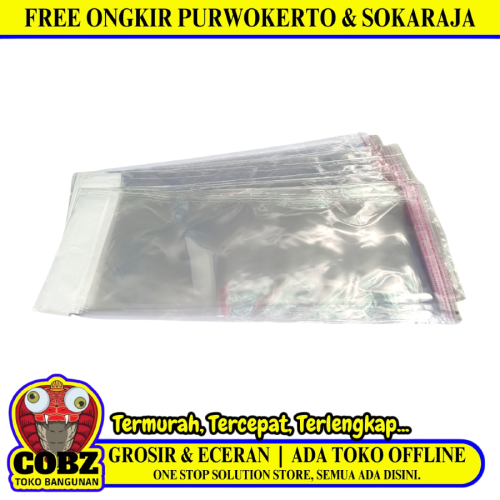 15 CM x 30 CM / TM Plastik OPP Perlize Transparan Pack