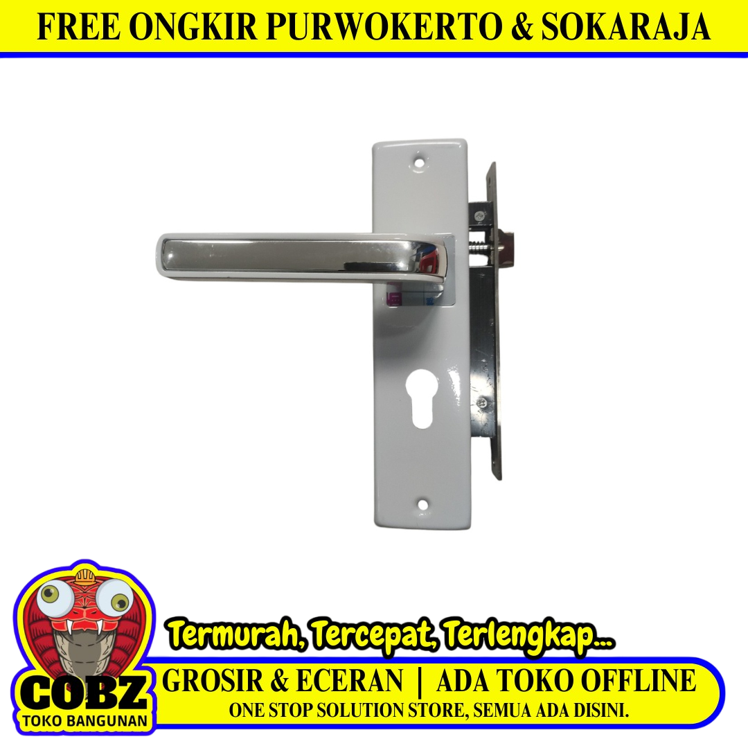 HONXI 222M Handle Door Lock Tarikan Handle Kunci Pintu Tanggung Set