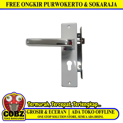 HONXI 222M Handle Door Lock Tarikan Handle Kunci Pintu Tanggung Set