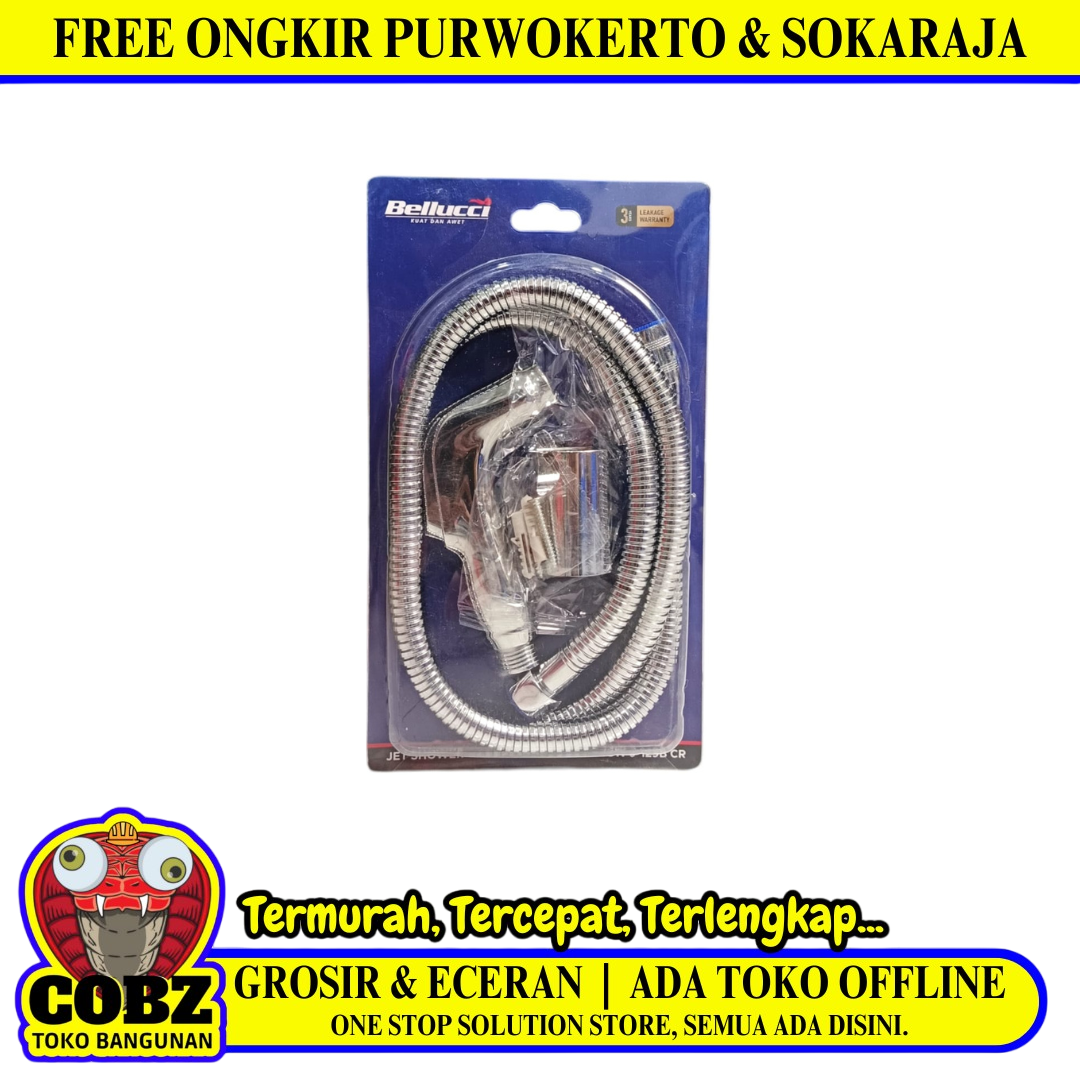 1/2 IN x 120 CM / BELLUCI J-129 Jet Shower SS Set