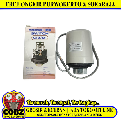 3/8 IN / ESE NATIONAL 03 Otomatis Pompa Air Pressure Switch Control